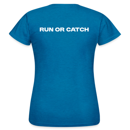 Frauen T-Shirt - Antikblaues Saphir meliert