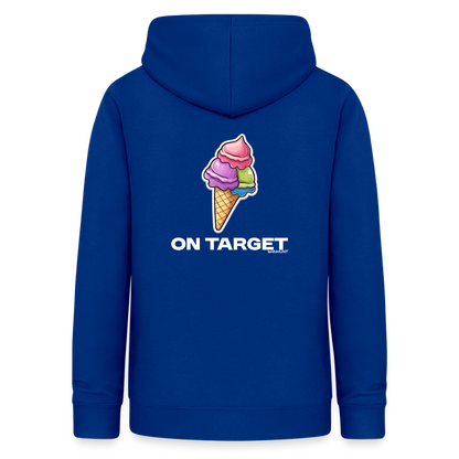 Hoodie - Ice on Target Frauen - Royalblau