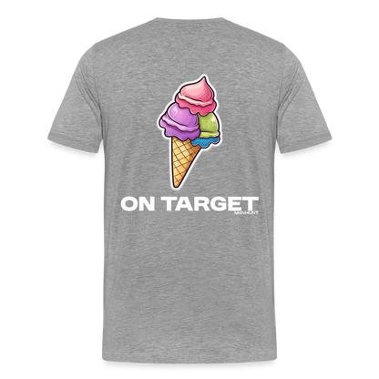 Ice on Target - Grau meliert