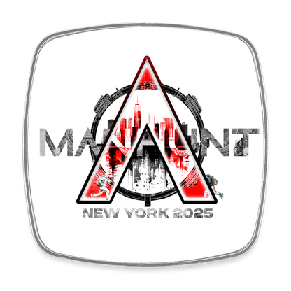 Viereckiger Kühlschrankmagnet - Weiß