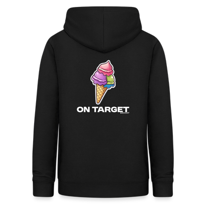 Hoodie - Ice on Target Frauen - Schwarz