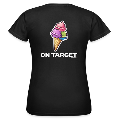 Frauen T-Shirt Ice - On Target - Schwarz