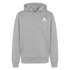 Männer Premium Hoodie - Grau meliert