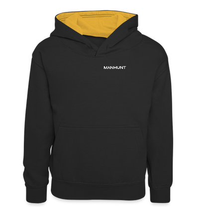 Hoodie - Ice on Target Teenager - Schwarz/Gold