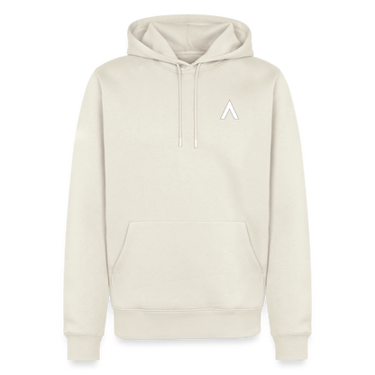 Männer Premium Hoodie - Naturweiß