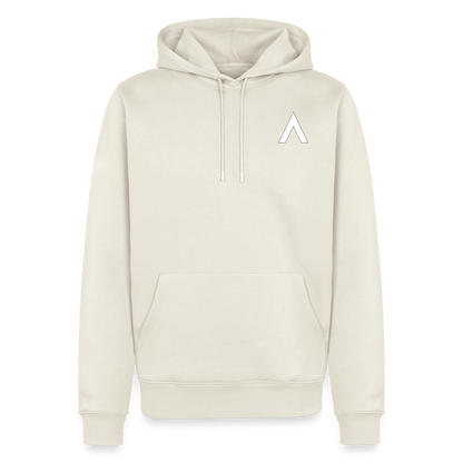 Männer Premium Hoodie - Naturweiß