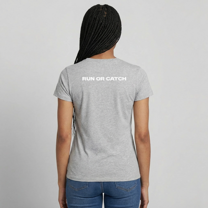 Frauen T-Shirt - Grau meliert