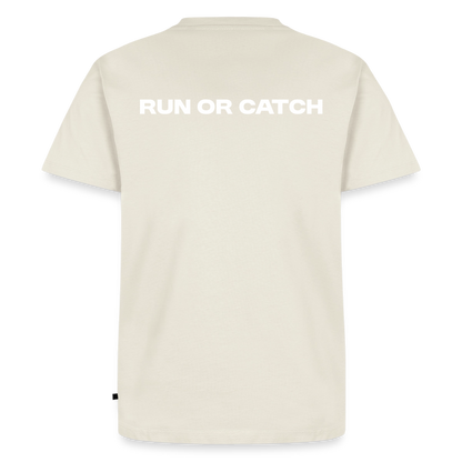 Männer Premium T - Shirt - Naturweiß