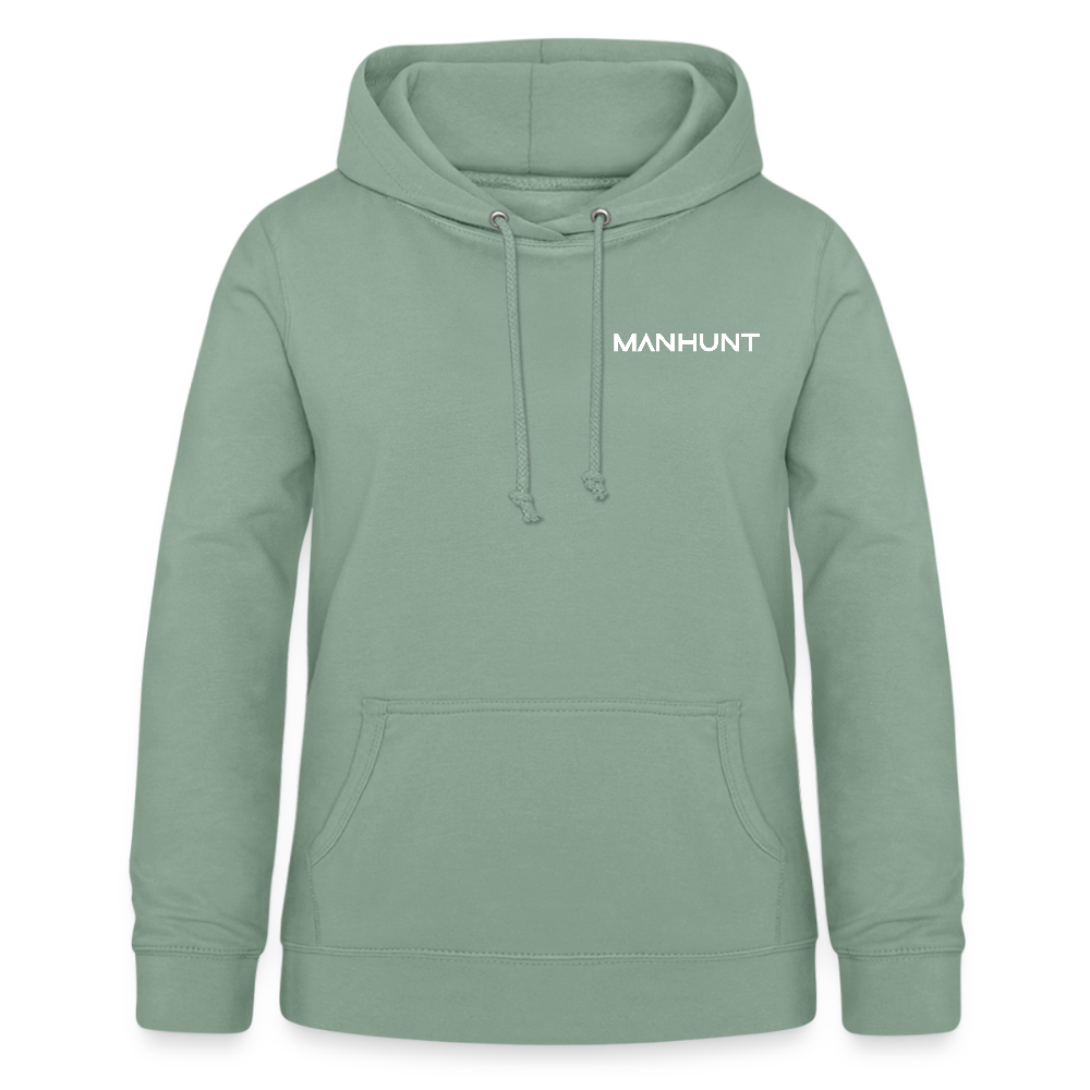 Hoodie - Ice on Target Frauen - Graugrün