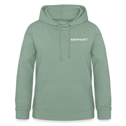 Hoodie - Ice on Target Frauen - Graugrün