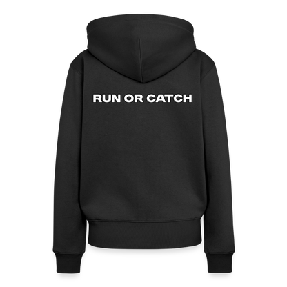 Frauen Premium Hoodie - Schwarz