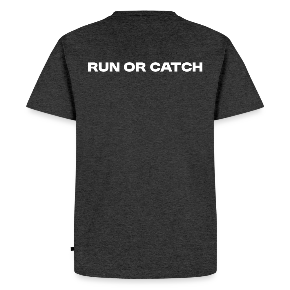 Männer Premium T - Shirt - Anthrazit meliert