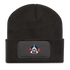 MANHUNT - Recycelte Patch Beanie - Dunkelgrau