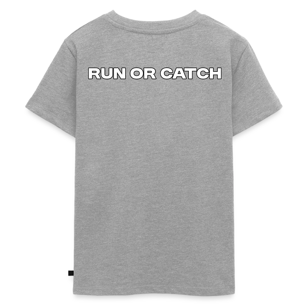 Manhunt Kinder T- Shirt - Grau meliert