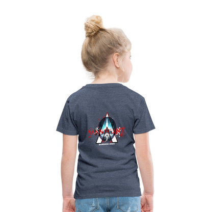 MANHUNT Staffel 2 - T - Shirt Kinder - Blau meliert