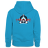 MANHUNT Staffel 2 - Teenager Kontrast Hoodie - Pfauenblau/Grau meliert