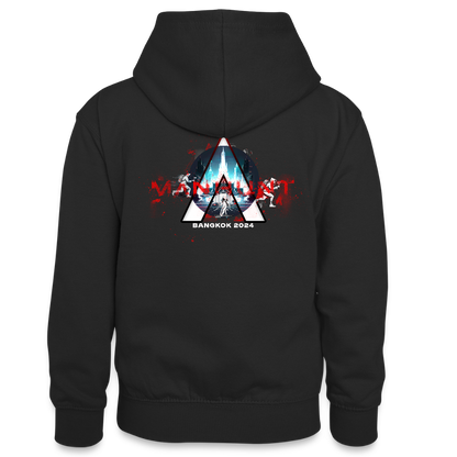 MANHUNT Staffel 2 - Teenager Kontrast Hoodie - Schwarz/Gold