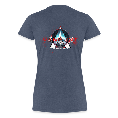 MANHUNT Staffel 2 - T - Shirt Frauen - Blau meliert