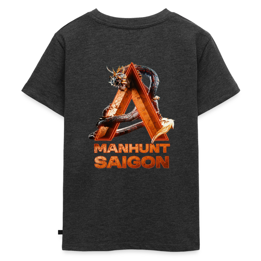 SAIGON 2026 - Manhunt Kinder T- Shirt - Anthrazit meliert