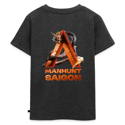SAIGON 2026 - Manhunt Kinder T- Shirt - Anthrazit meliert