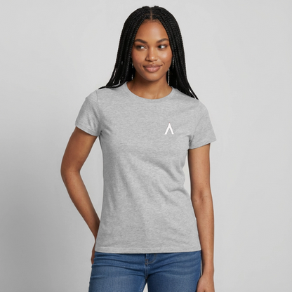 Frauen T-Shirt - Grau meliert