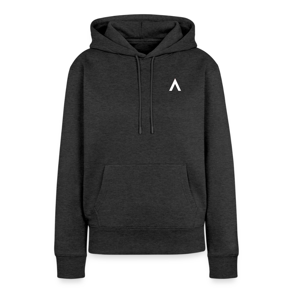 Frauen Premium Hoodie - Anthrazit meliert