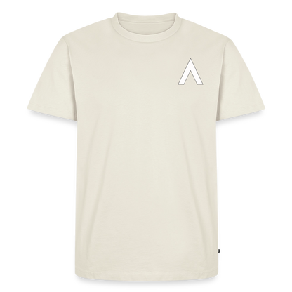 Männer Premium T - Shirt - Naturweiß