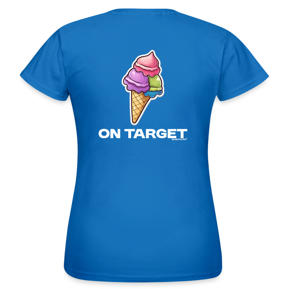 Frauen T-Shirt Ice - On Target - Royalblau