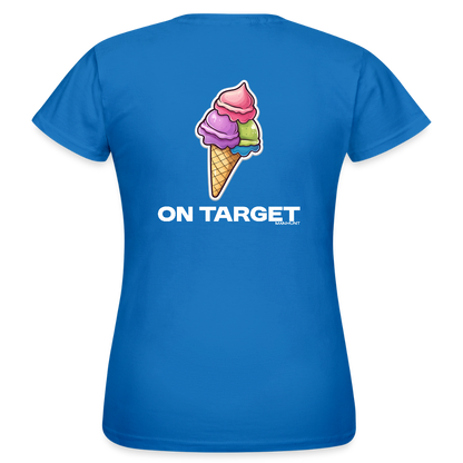 Frauen T-Shirt Ice - On Target - Royalblau