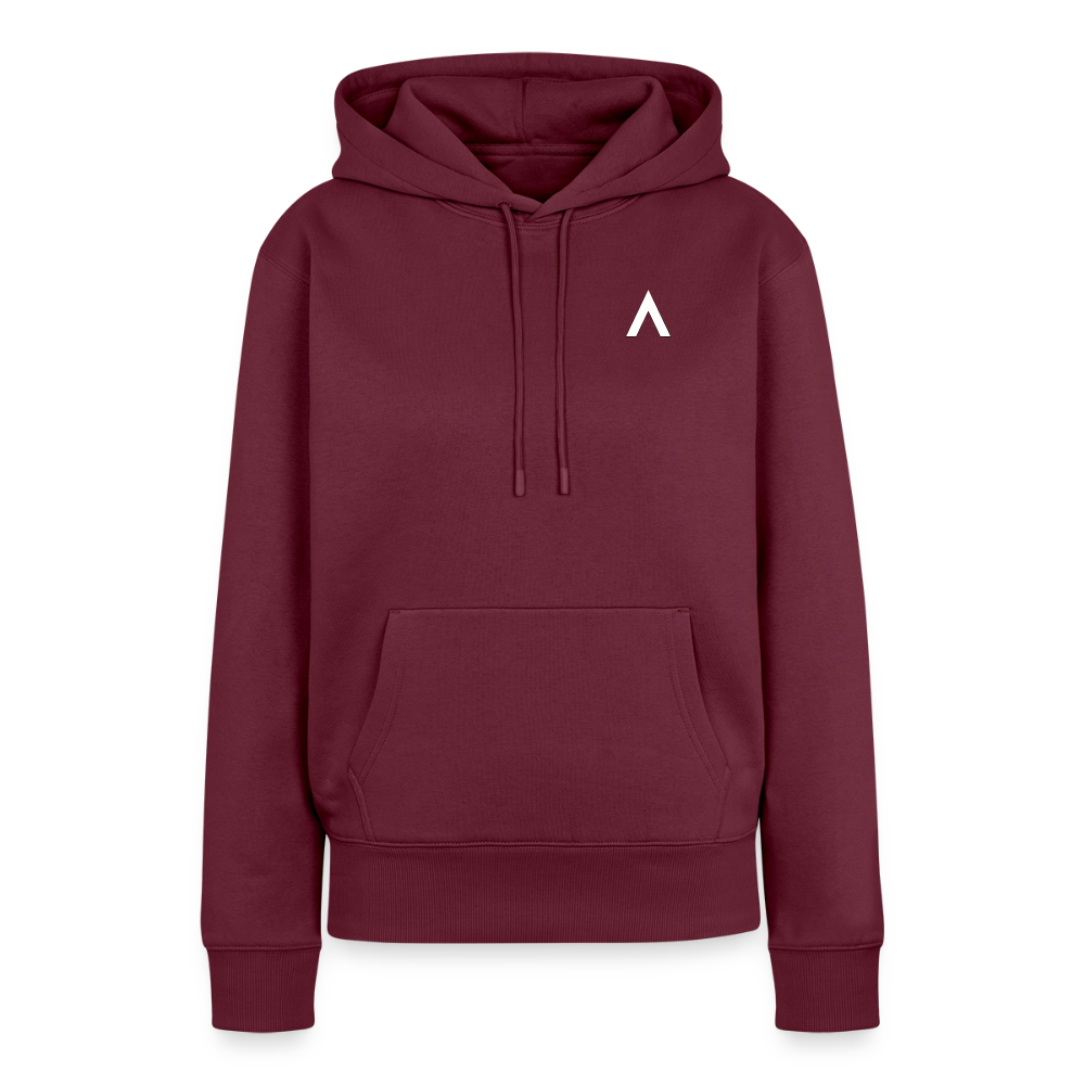 Frauen Premium Hoodie - Burgunderrot
