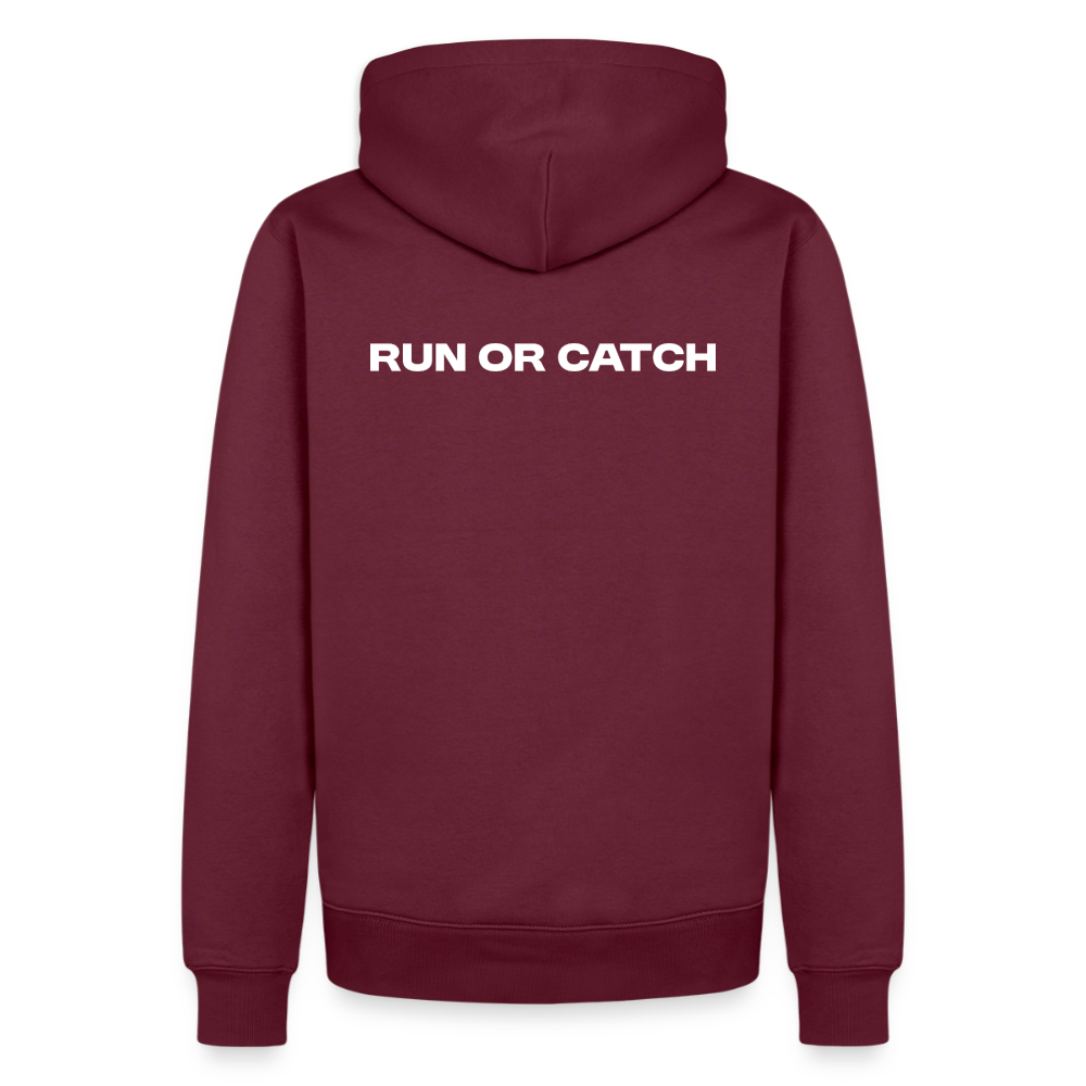 Männer Premium Hoodie - Burgunderrot