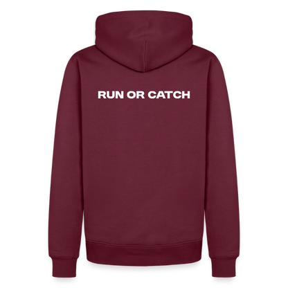 Männer Premium Hoodie - Burgunderrot
