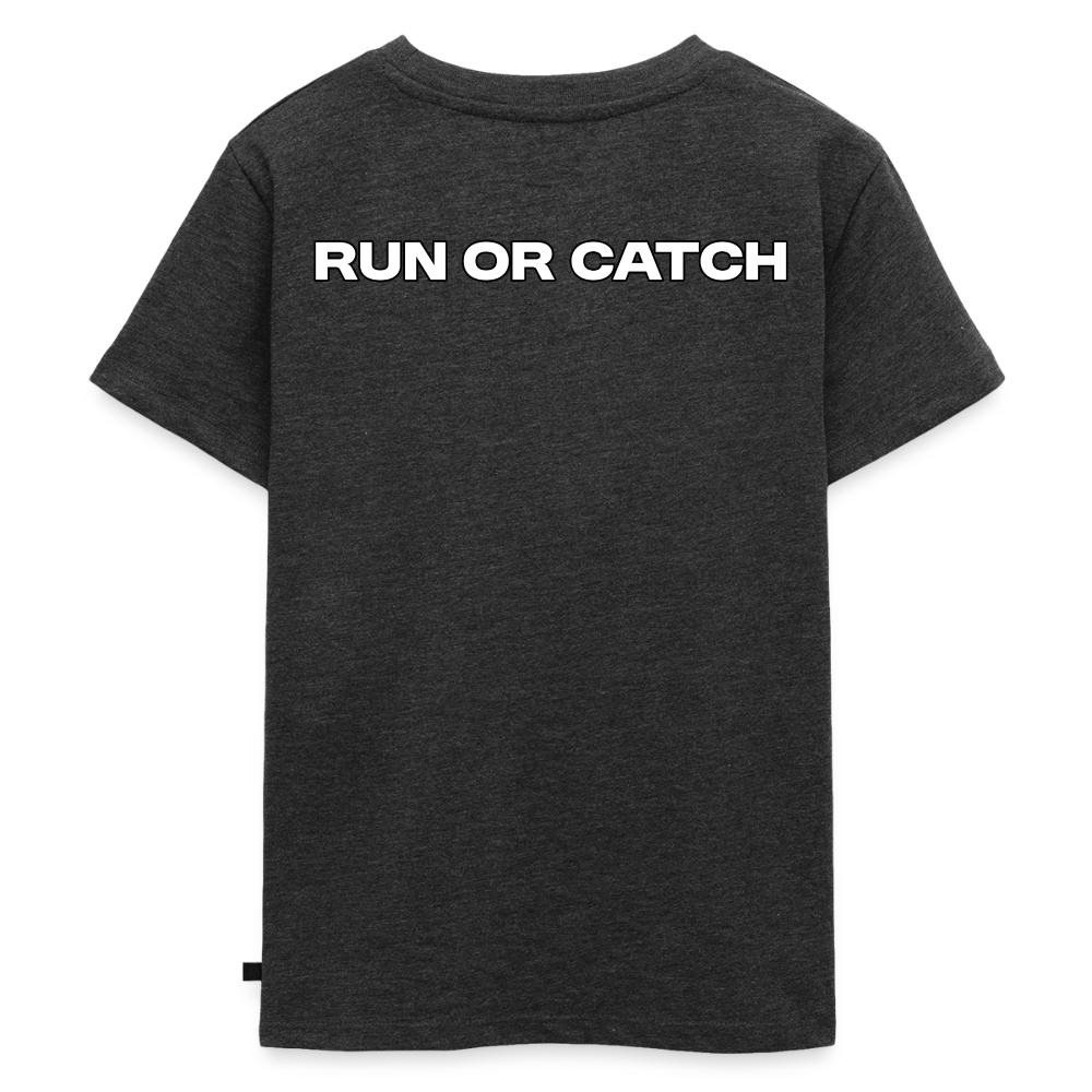 Manhunt Kinder T- Shirt - Anthrazit meliert