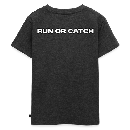 Manhunt Kinder T- Shirt - Anthrazit meliert