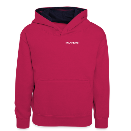 Hoodie - Ice on Target Teenager - Pink/Navy